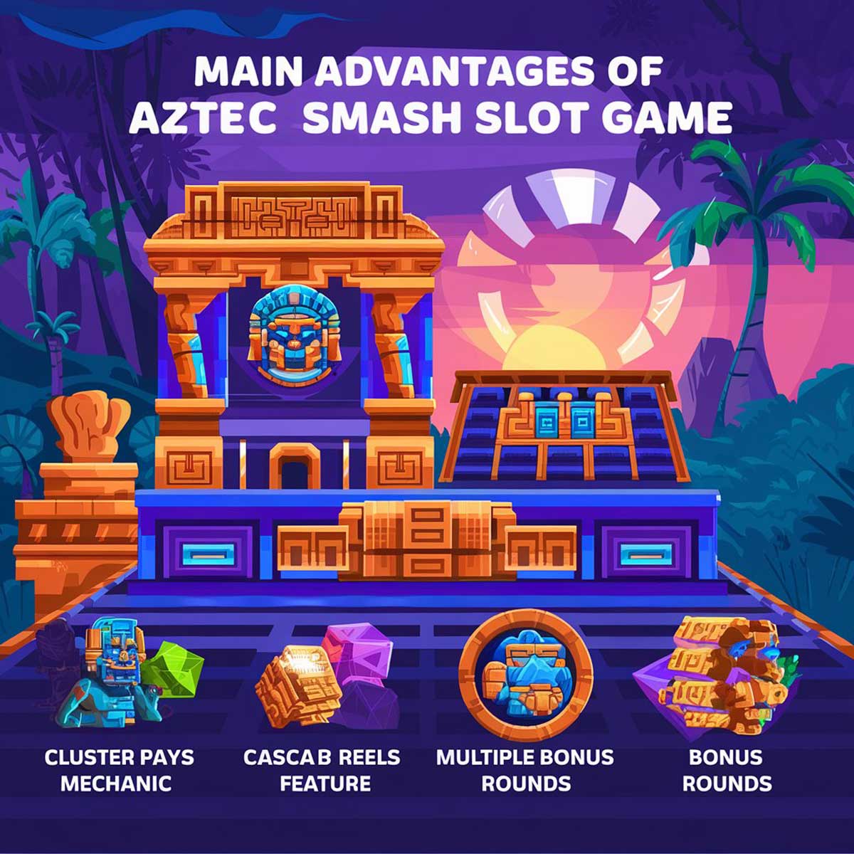 Aztec Smash slot game main features